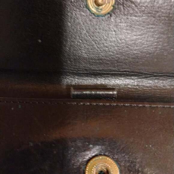 BLACK COACH TRIFOLD WALLET - Picture 8 of 10